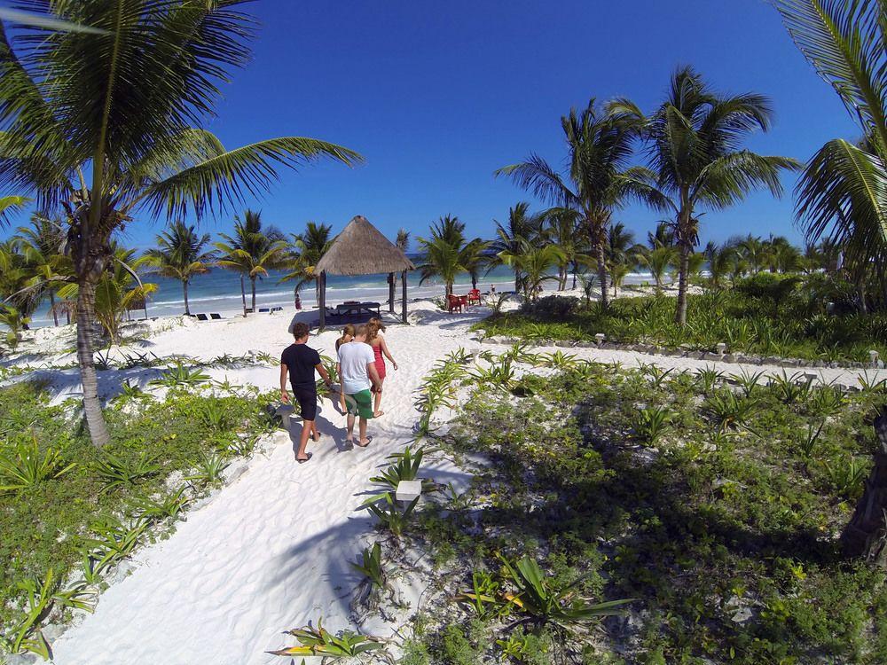 Hotel Cabana Los Lirios Tulum Exteriör bild